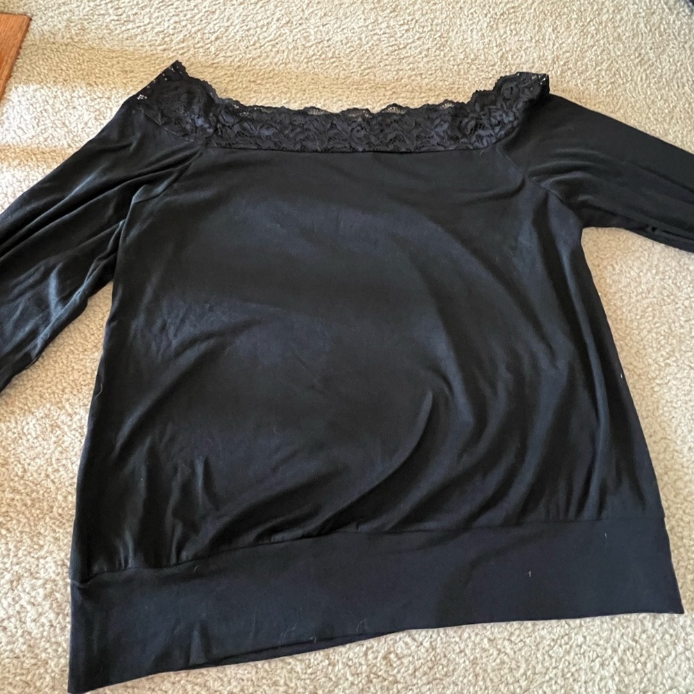 She & Sho off the shoulder lace top